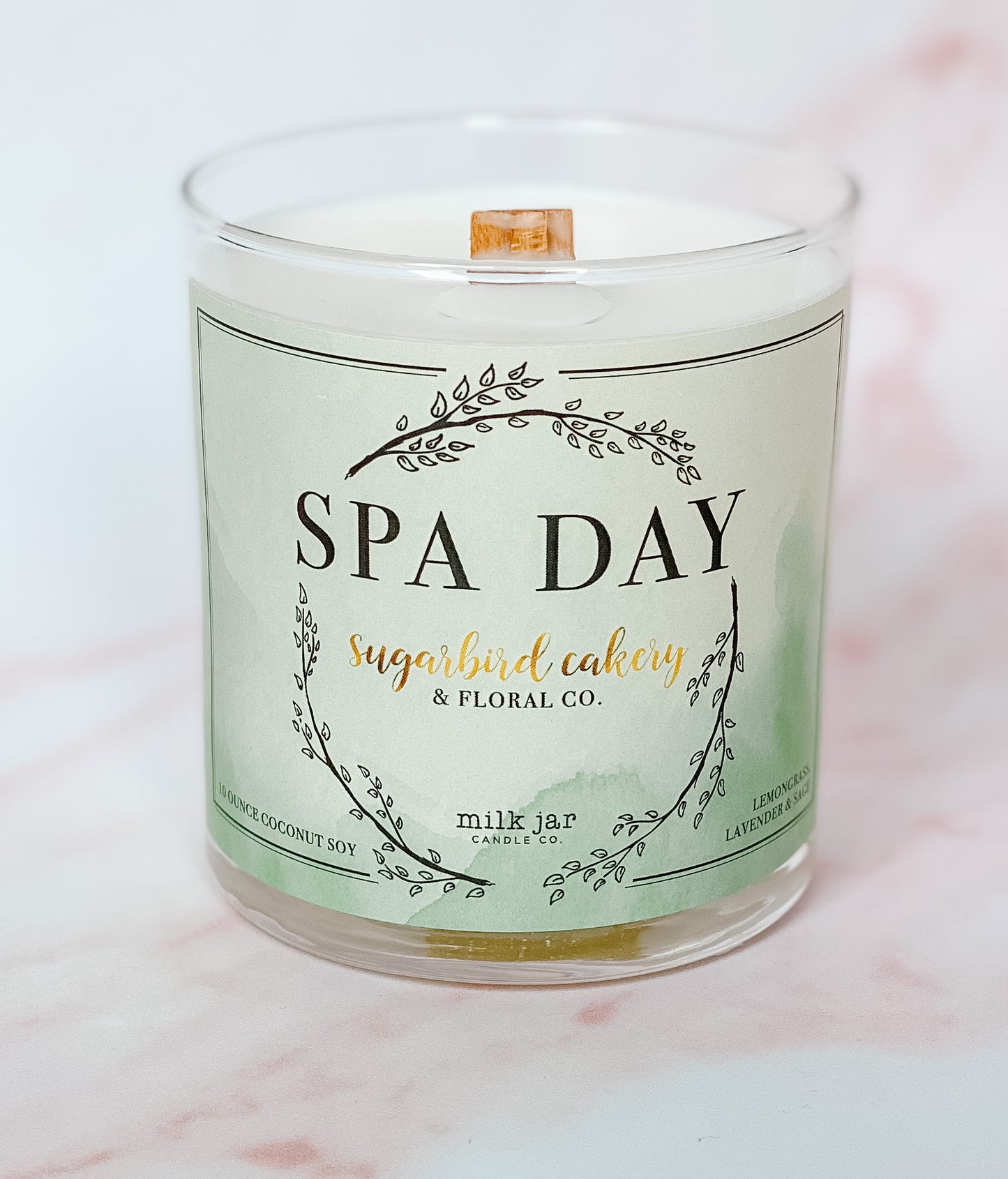 Spa Day Candle (Milk Jar X Sugarbird)