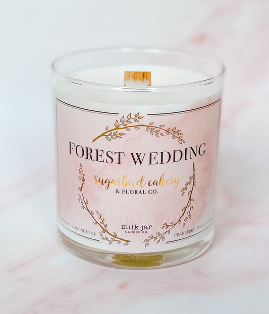 Forest Wedding Candle (Milk Jar X Sugarbird)
